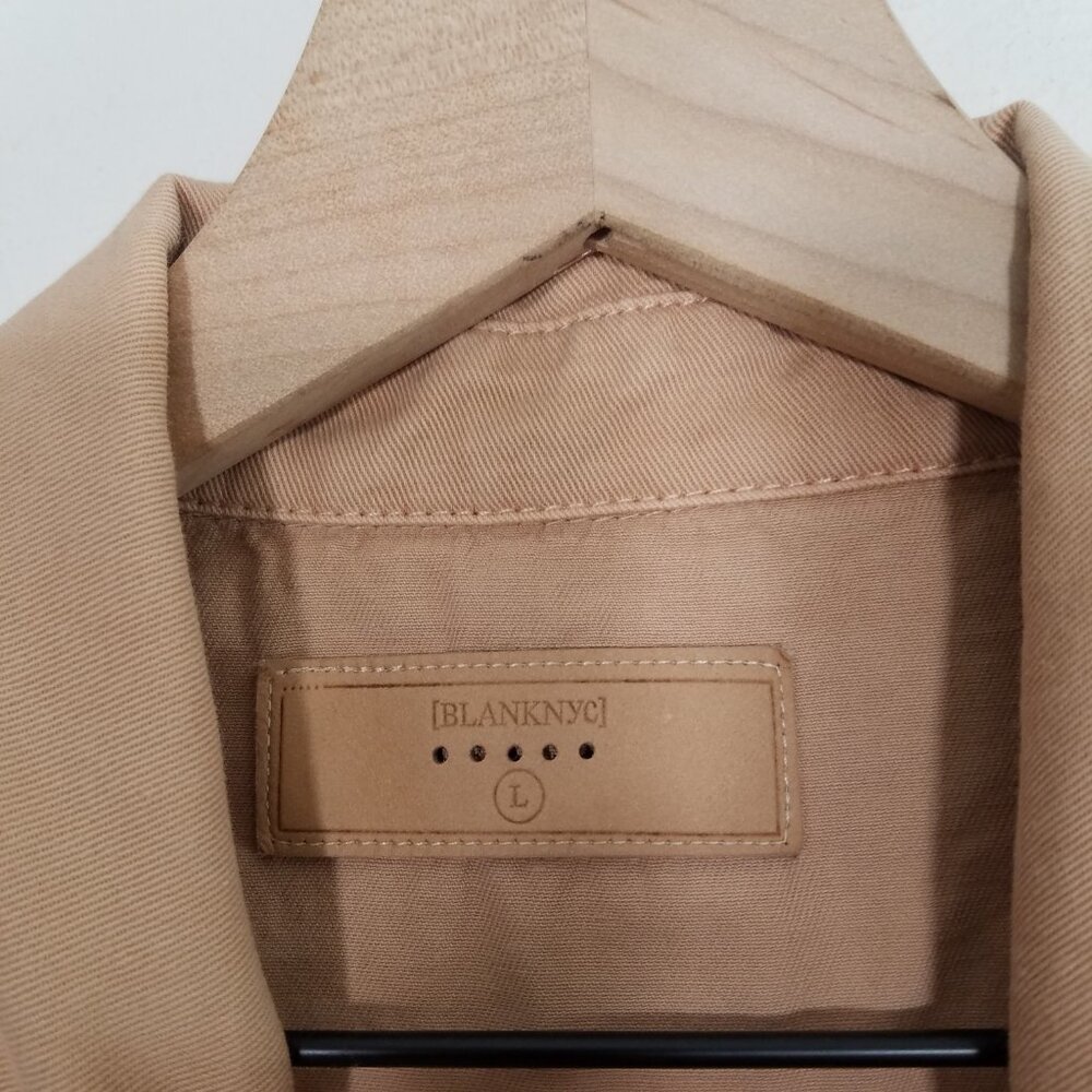 Blank NYC 100% Cotton Zip Up Jacket Size L - Picture 3 of 7